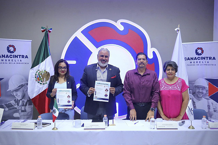 Representantes de CANACINTRA y CONAGUA anuncian capacitación sobre tratamiento de aguas residuales en Morelia