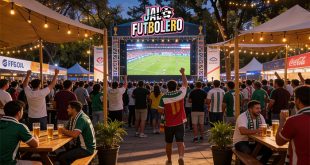 Jardines del Centro de Convenciones y Exposiciones de Morelia habilitados para eventos masivos familiares.