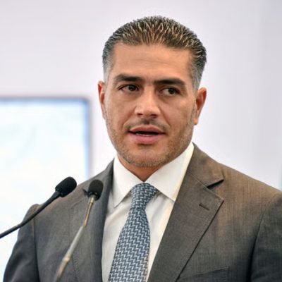 Omar García Harfuch, secretario de Seguridad y Protección Ciudadana, durante un mensaje oficial sobre soberanía nacional.
