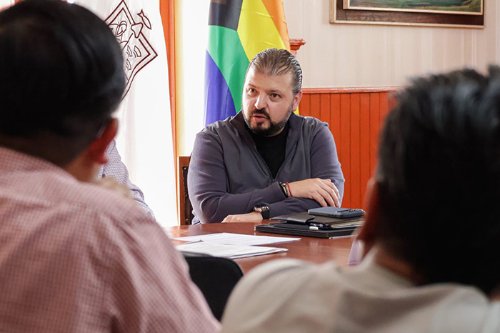 Secretario de Gobierno de Michoacán, Raúl Zepeda Villaseñor.