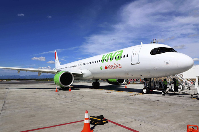 Avión de Viva Aerobus