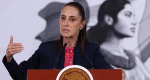 Presidenta Claudia Sheinbaum durante su conferencia de prensa matutina hablando sobre la relación con Estados Unidos.