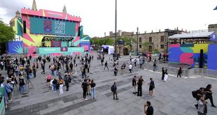 Plaza Liberación en Guadalajara preparada para el FIFA Fan Festival 2026.