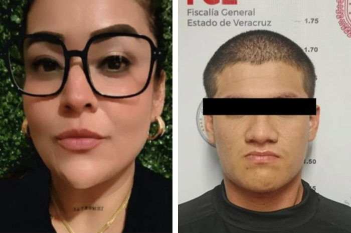 Autoridades de seguridad durante un operativo en Veracruz para la detención de presuntos criminales.
