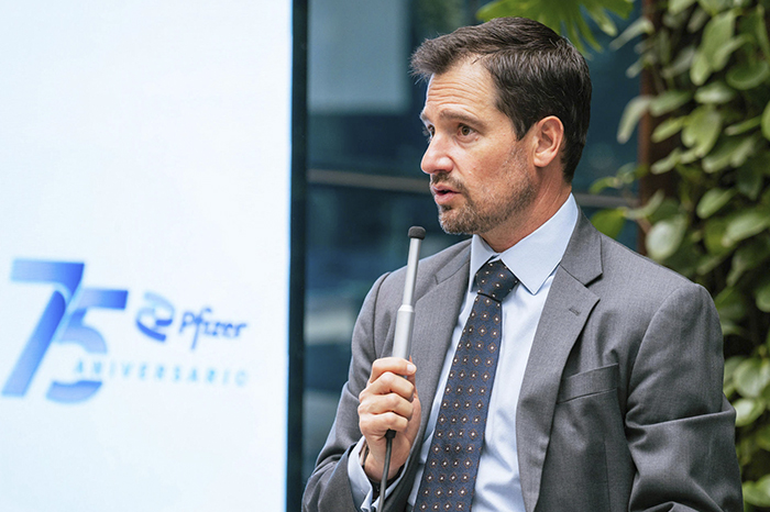 Director general de Pfizer México, Juan Luis Morell.