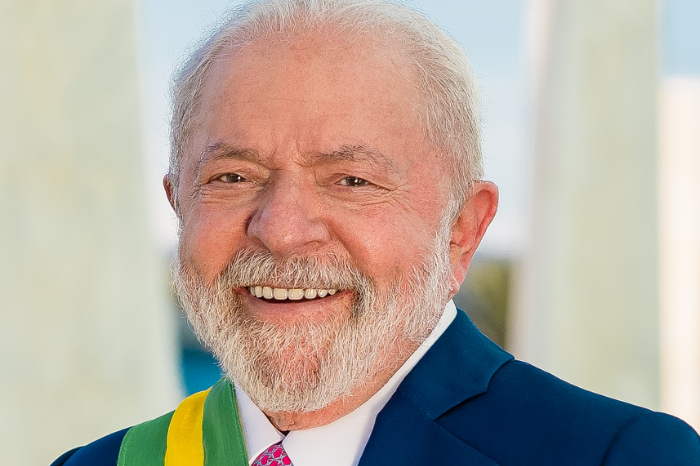 Presidente de Brasil Inazio Lula da Silva en rueda de prensa desde Ginebra tras cumbre G7