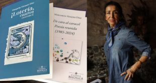 Retrato de la poeta mexicana Margarita Vazquez Diaz ganadora del Premio Erendira en literatura