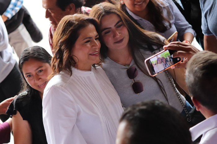 Diputada Fabiola Alanís Sámano, coordinadora parlamentaria de Morena en Michoacán.