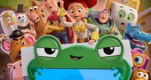 Personajes de Toy Story 5 como Woody y Buzz Lightyear en una escena de la película.