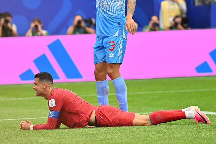 Cristiano Ronaldo durante el partido entre Portugal y RD Congo en el Mundial 2026.