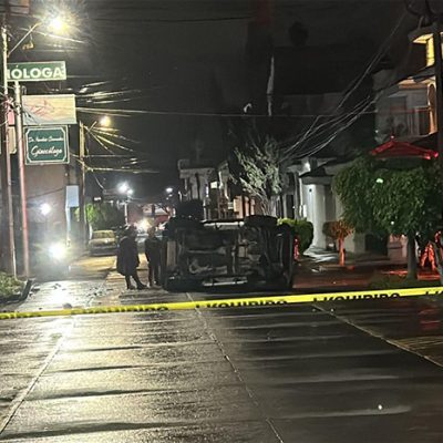 Operativo policial en la zona de resguardo tras ataque armado en el Barrio La Magdalena.