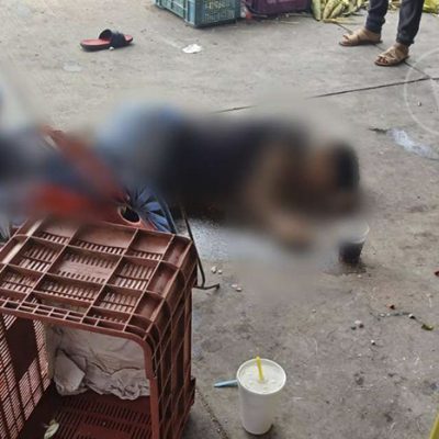 Ataque armado en Apatzingán.