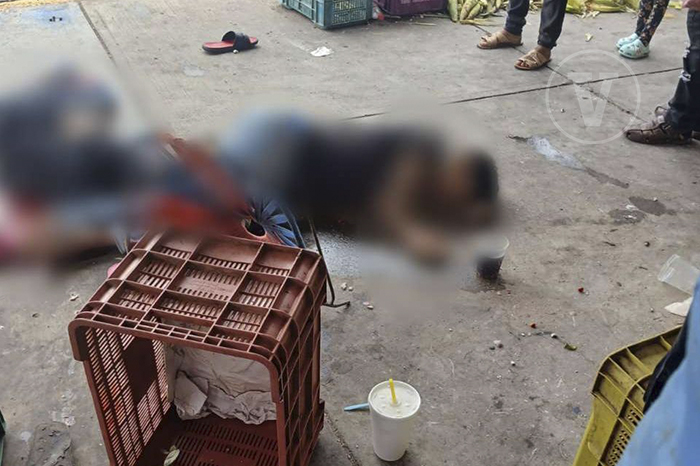 Ataque armado en Apatzingán.