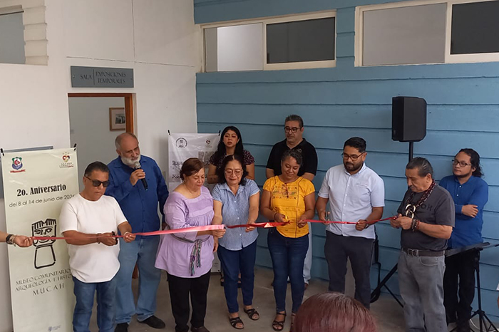 Ceremonia inaugural de las actividades por el segundo aniversario del Museo Comunitario de Arqueología e Historia (MUCAH).