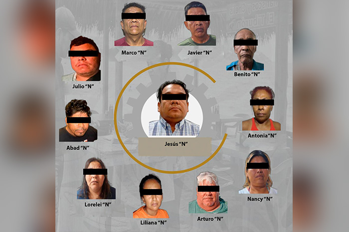 Fuerzas de seguridad desarticularon una red criminal; caen 11 extorsionadores en Acapulco.