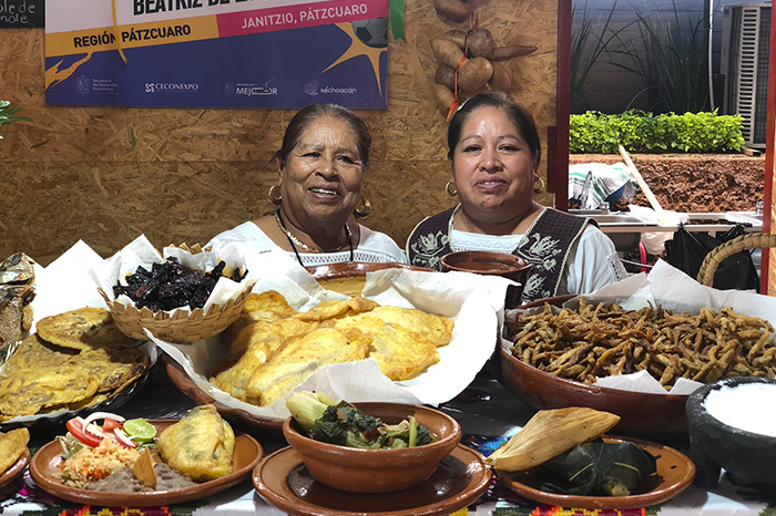 Cocineras tradicionales de Michoacán.