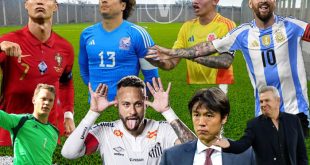 Futbolistas de élite que participan en múltiples copas del mundo a lo largo de su carrera.