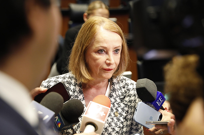 Retrato oficial de Laura Itzel Castillo, nombrada nueva titular de la Secretaría de las Mujeres por la presidenta Claudia Sheinbaum.