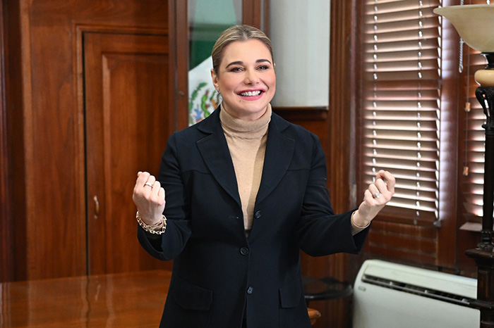 La gobernadora Maru Campos emite un mensaje en video fijando su postura respecto al caso Rocha Moya y la soberanía del país.