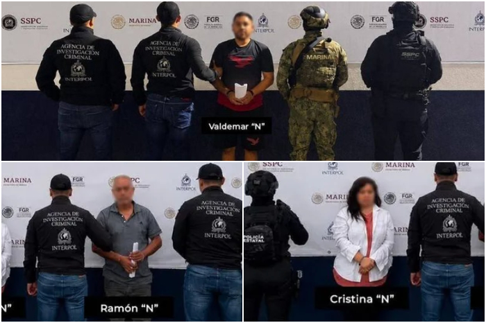 Despliegue de fuerzas federales y ministeriales durante la captura de fugitivos con orden de extradición a Estados Unidos.