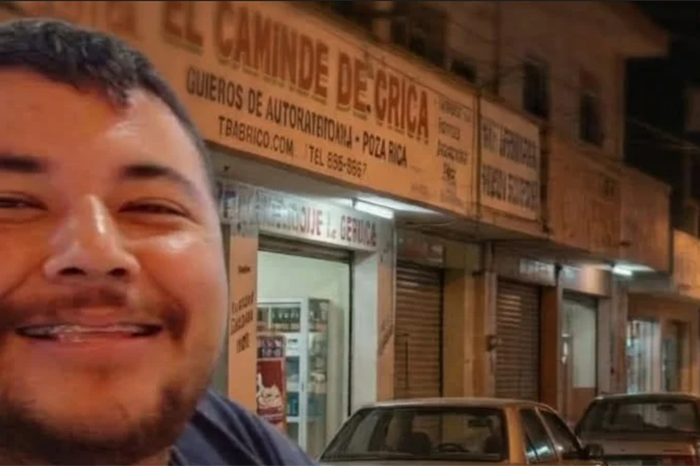 Imagen informativa sobre el asesinato del periodista Luis Ángel López Valdez, colaborador del periódico Vanguardia, ocurrido en el estado de Veracruz.