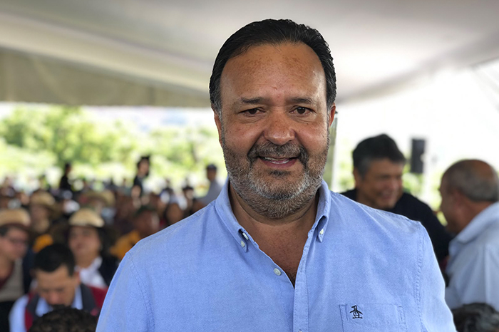 El presidente municipal de Pátzcuaro, Julio Alberto Arreola Vázquez.