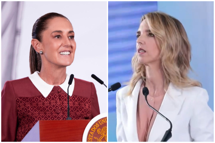 La presidenta de México criticó la visita de Cayetana Álvarez.
