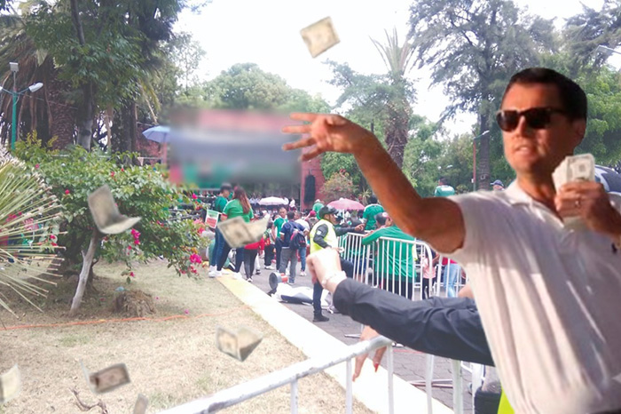 Pantalla gigante instalada en Cuautitlán Izcalli para proyectar los partidos del Mundial gratis en Edomex.