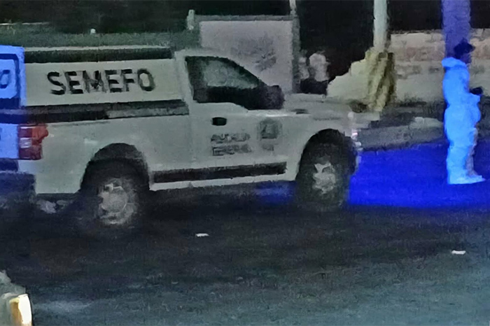 Escena de intervención policial tras accidente vial en Morelia.