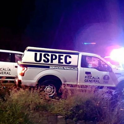 Acordonamiento de zona en carretera de Villa Madero tras hallazgo de cadáver.