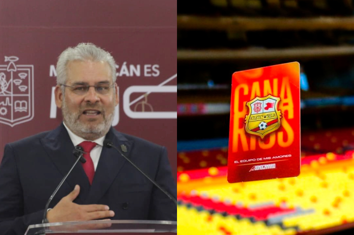 “Pusieron las plazas a la venta en 2 mil MDP”: Bedolla tras carpetazo al ascenso del Atlético Morelia.