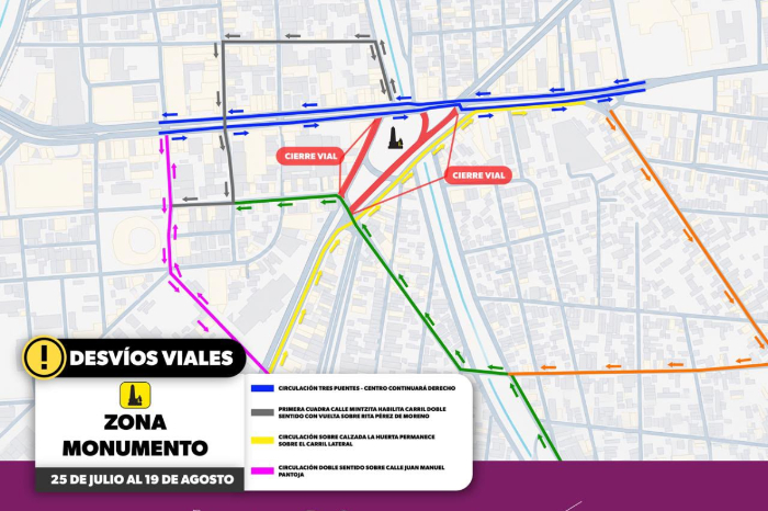 Maquinaria y personal trabajando en la zona del Obelisco a Lázaro Cárdenas en Morelia