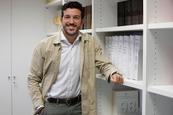 Pedro Gutiérrez Crespo, director de Formación y Gestión del Talento de la Fundación SEPI, durante una entrevista.