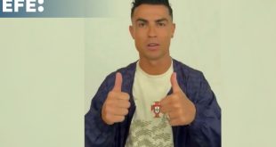 Cristiano Ronaldo envía mensaje de apoyo a niño herido en Venezuela.