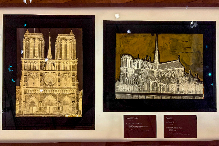 Exposicion de dibujos arquitectonicos de Victor Hugo en su casa museo de Paris