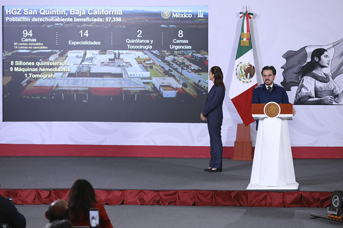Proyección de los nuevos hospitales que construye el IMSS en diferentes estados del país.