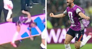 Jordan Henderson durante el encuentro entre Inglaterra y México en el Estadio Azteca.