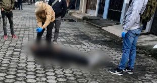 Operativo policiaco tras homicidio en la zona Centro de Paracho