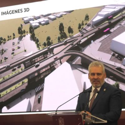 Conferencia del gobernador sobre las obras en Tres Puentes.