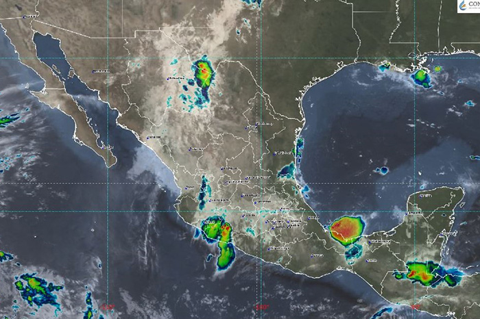 Monitoreo de Protección Civil ante el pronóstico de lluvias y alto oleaje en Michoacán.