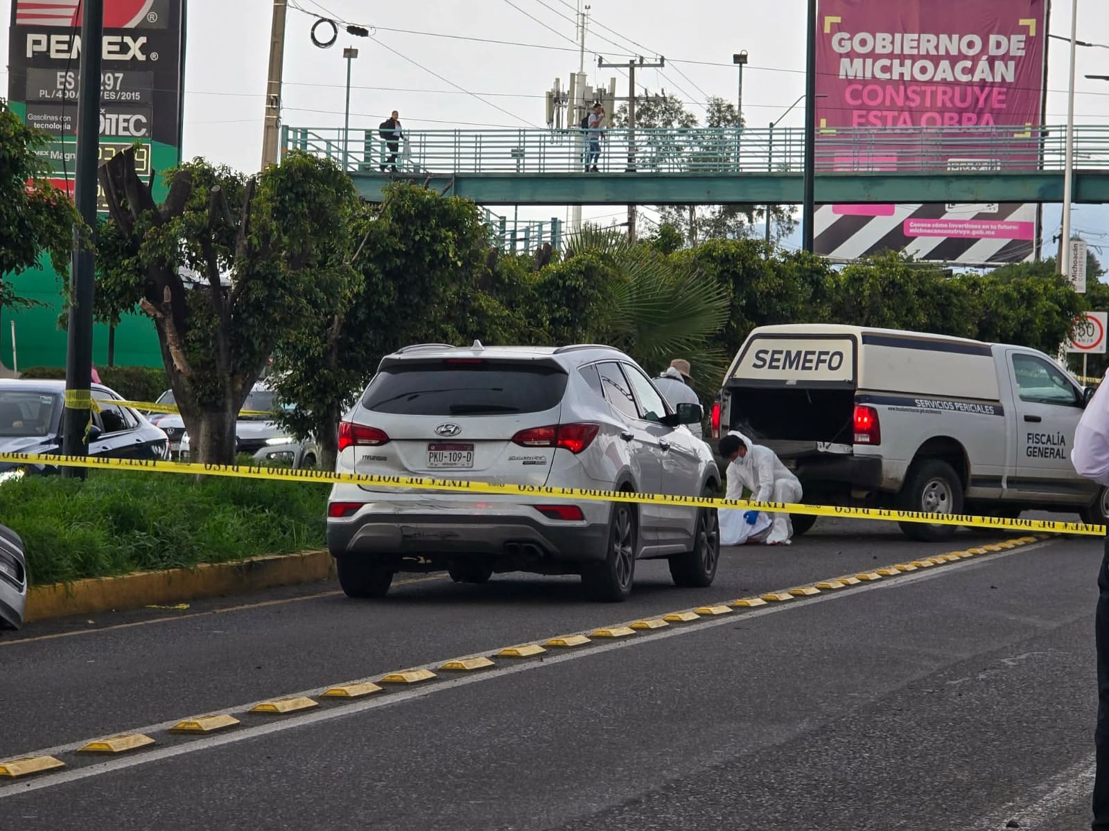 Daniel, repartidor de Uber Eats, falleció tras un accidente en el Libramiento Sur de Morelia.