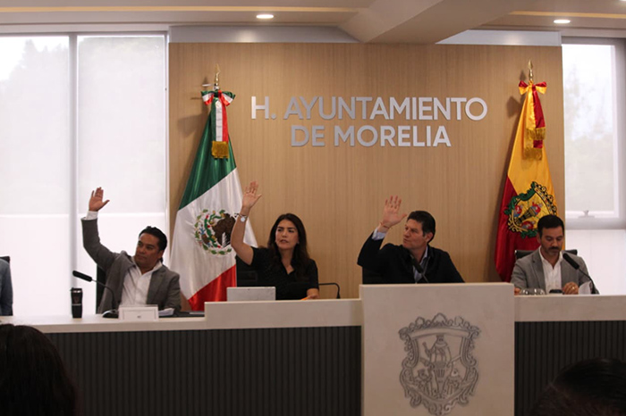 Sesión de Cabildo del Morelia.