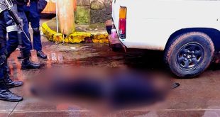Autoridades resguardan la escena donde un hombre fue ejecutado en la colonia Jardines de la Rinconada, en Cotija.