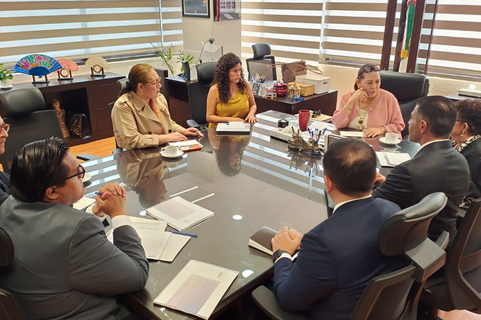 Guadalupe Taddei Zavala encabeza reunión de coordinación del INE con autoridades federales rumbo al Proceso Electoral Federal 2026-2027.