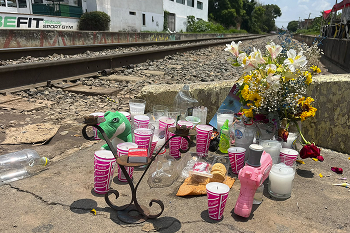 Cruce de la avenida Michoacán donde ocurrió el accidente ferroviario.