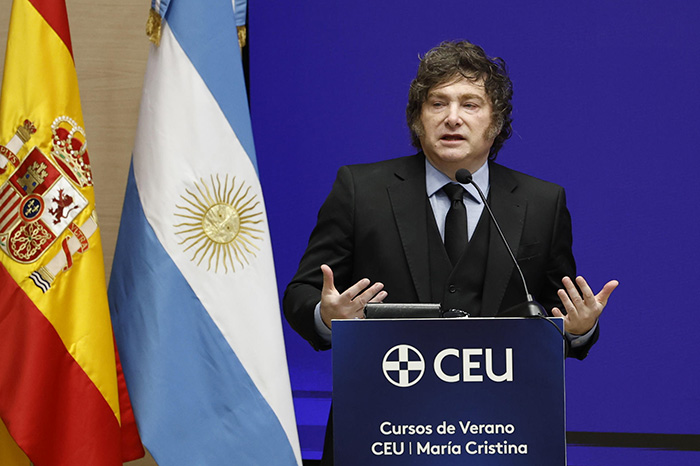 Javier Milei agradece a la selección argentina tras la derrota ante España en la final del Mundial 2026.