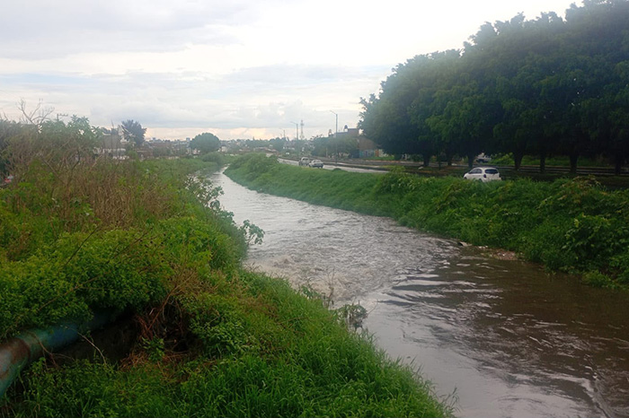 Monitoreo del OOAPAS sobre los niveles de ríos y drenes en Morelia durante la contingencia por lluvias