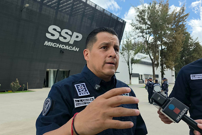 El secretario de Seguridad de Michoacan.