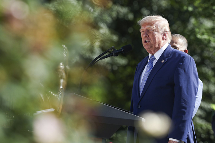 El presidente de Estados Unidos, Donald Trump.