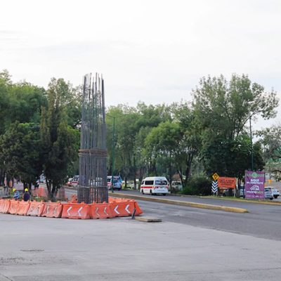 Obras del Morebús en Tres Puentes.